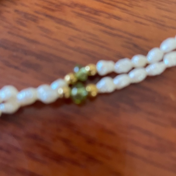 Freshwater Rice Pearl & Semiprecious Beaded Necklace & Bracelet Set - Picture 8 of 8